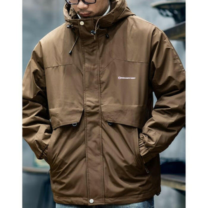 Hooded Loose  thickened Casual Jacket A0658
