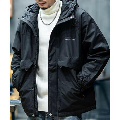 Hooded Loose  thickened Casual Jacket A0658